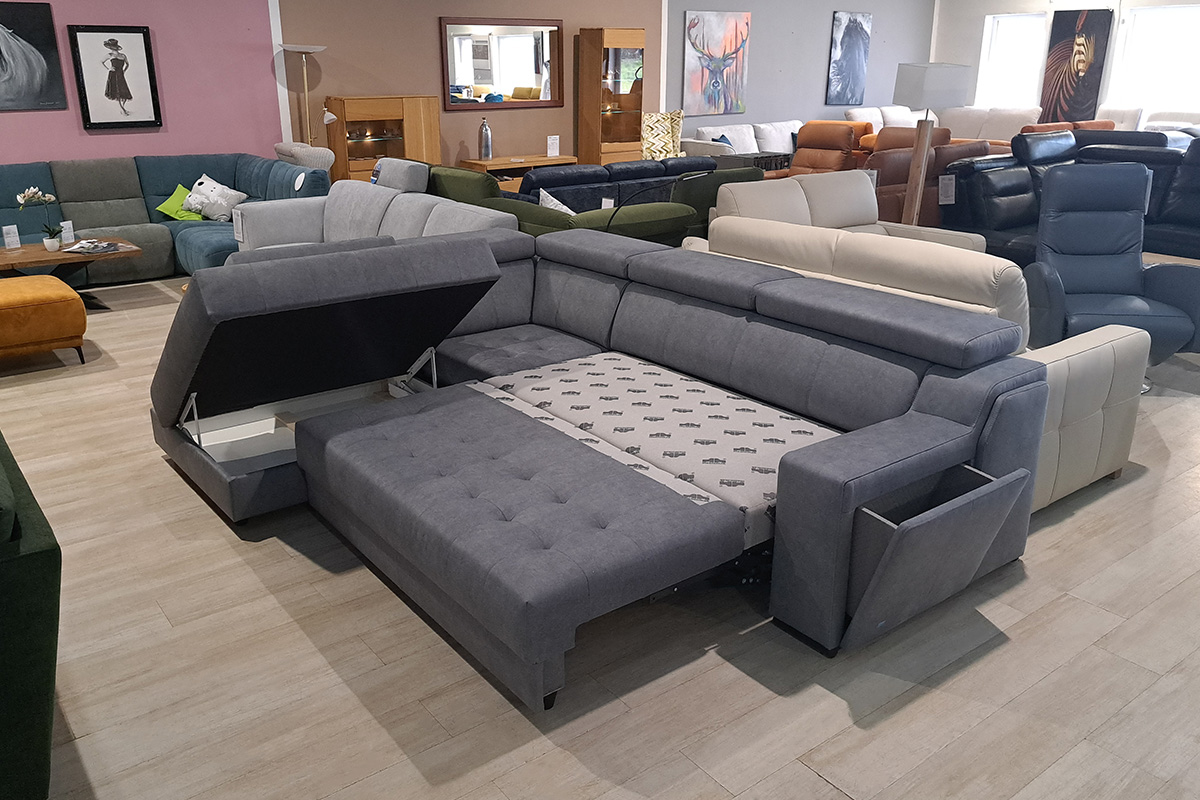 Marsala Narożnik z funkcją spania